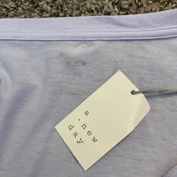 A New Day Women's Light Purple Sz 4X Casual T-Shirt Lightweight NEW - Picture 7 of 9